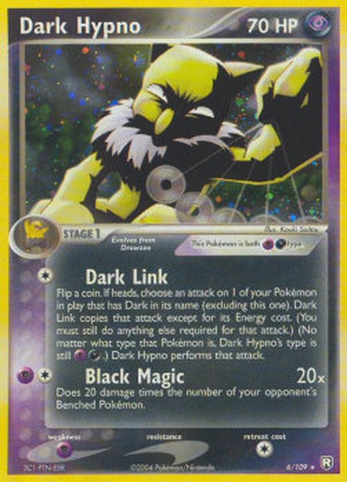 Pokemon Dark Hypno  (TRR 6)