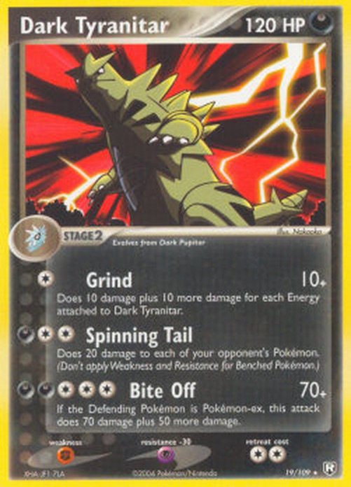 Pokemon Dark Tyranitar  (TRR 19)