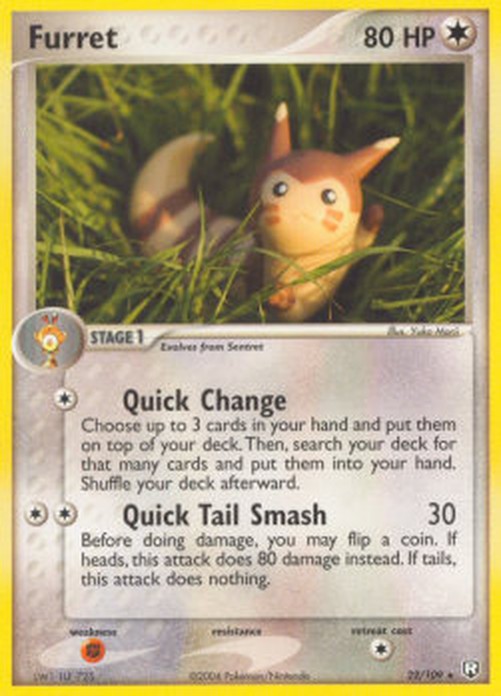 Pokemon Furret (TRR 22)
