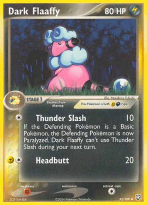 Pokemon Dark Flaaffy  (TRR 33)