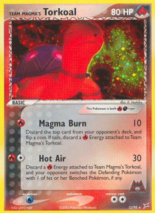 Pokemon Team Magma's Torkoal  (MA 12)