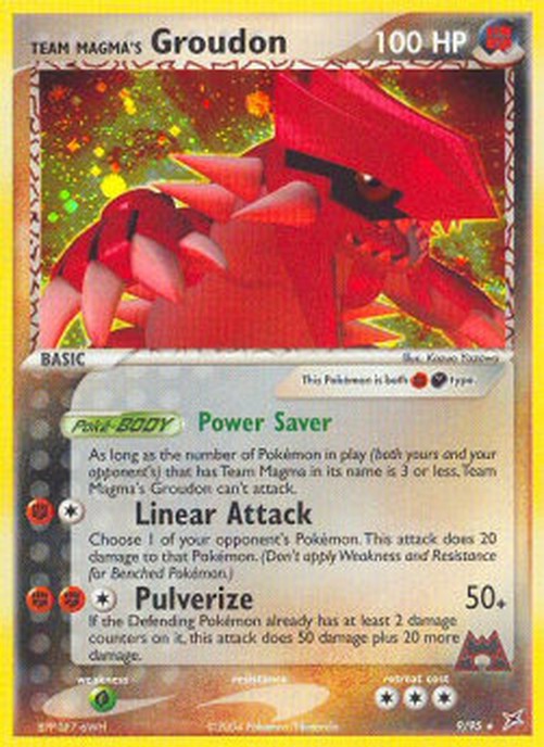 Pokemon Team Magma's Groudon  (MA 9)