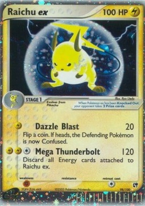 Pokemon Raichu ex (SS 98)