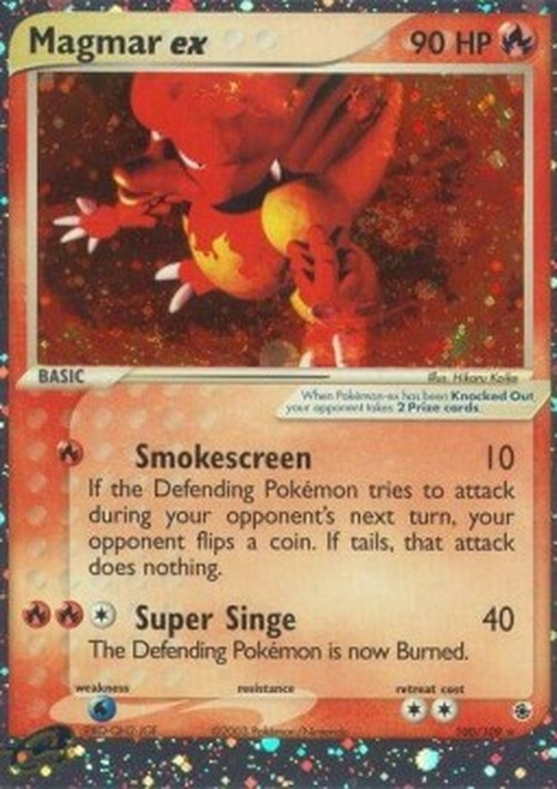 Pokemon Magmar ex (RS 100)