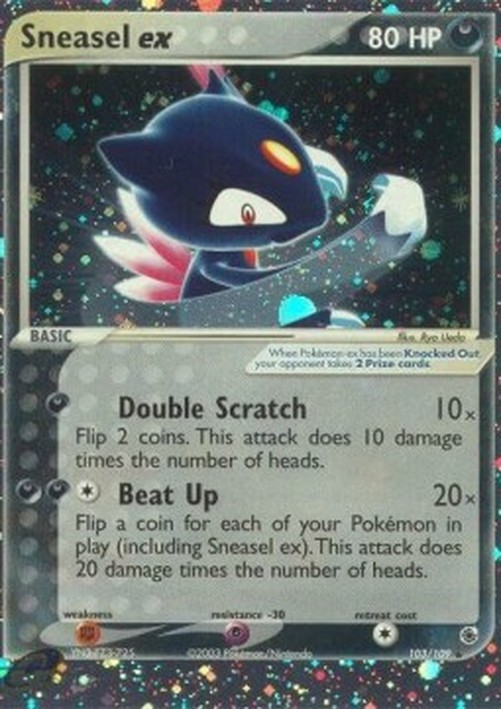 Pokemon Sneasel ex (RS 103)
