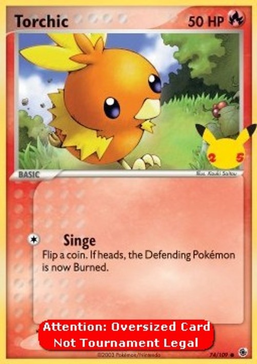 Pokemon Torchic  (RS 74)