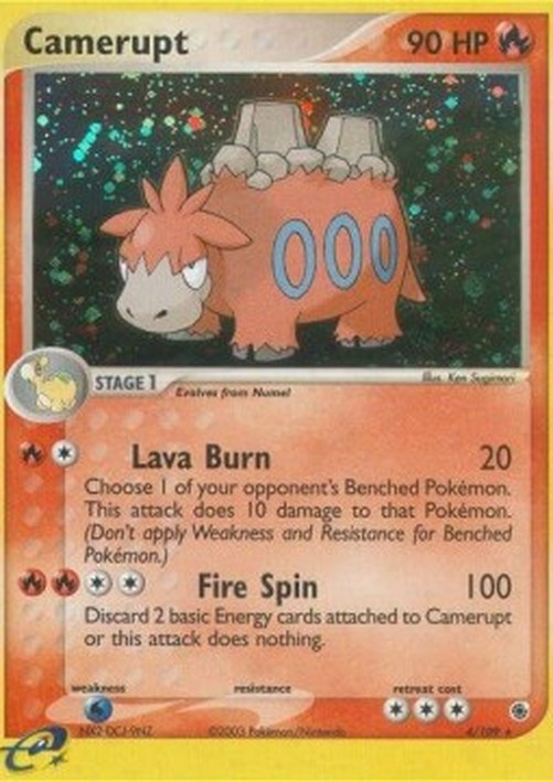 Pokemon Camerupt  (RS 4)