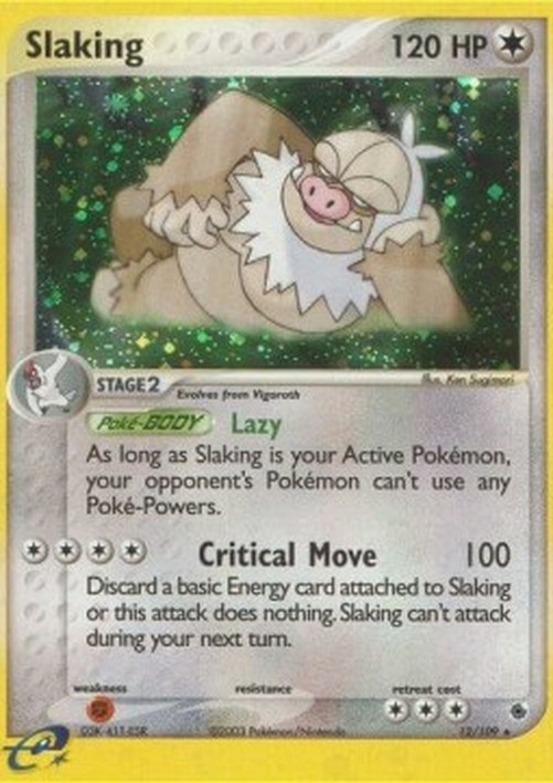 Pokemon Slaking  (RS 12)