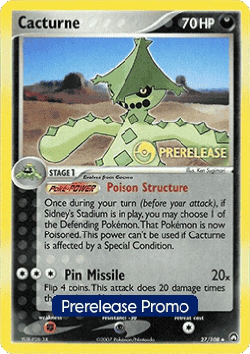Pokemon Cacturne  (PK 27)