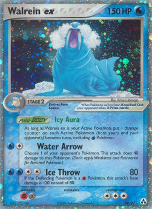 Pokemon Walrein ex  (LM 89)