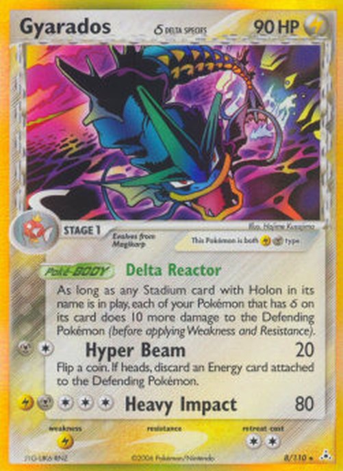 Pokemon Gyarados δ Delta Species  (HP 8)