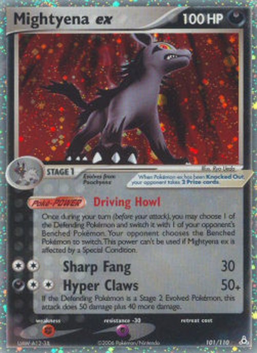 Pokemon Mightyena ex  (HP 101)