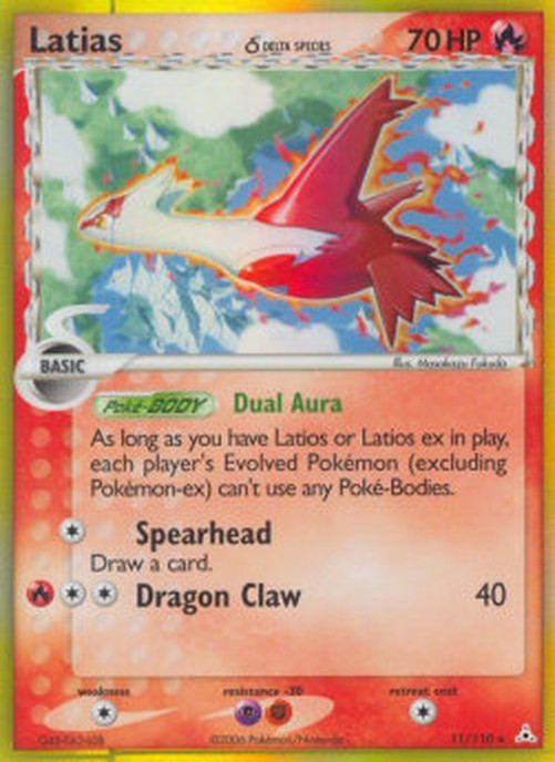 Pokemon Latias δ Delta Species (HP 11)