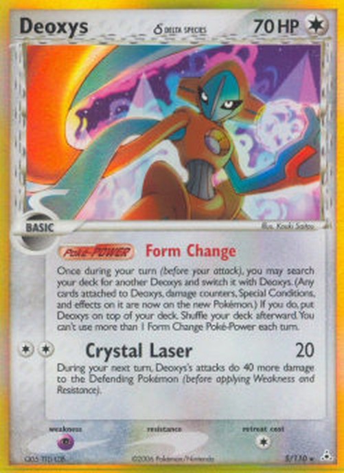 Pokemon Deoxys δ Delta Species (HP 5)