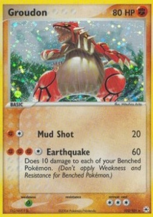 Pokemon Groudon  (HL 102)