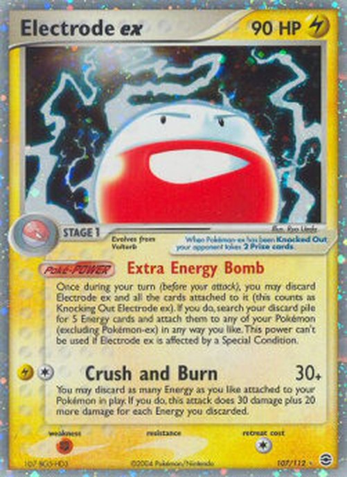 Pokemon Electrode ex (FL 107)