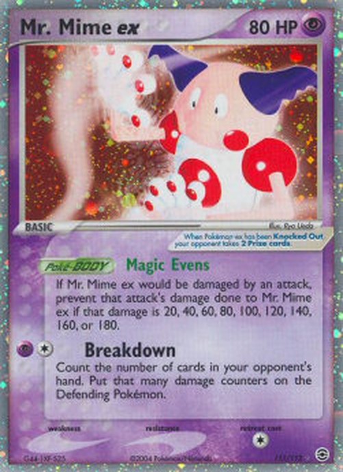 Pokemon Mr. Mime ex  (FL 111)