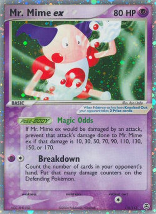 Pokemon Mr. Mime ex (FL 110)
