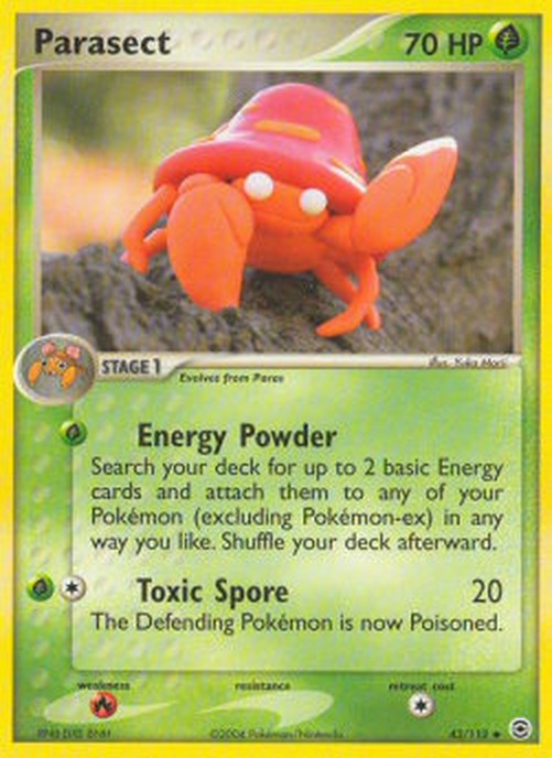 Pokemon Parasect  (FL 43)