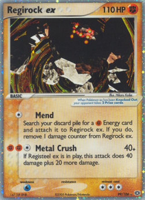 Pokemon Regirock ex (EM 99)