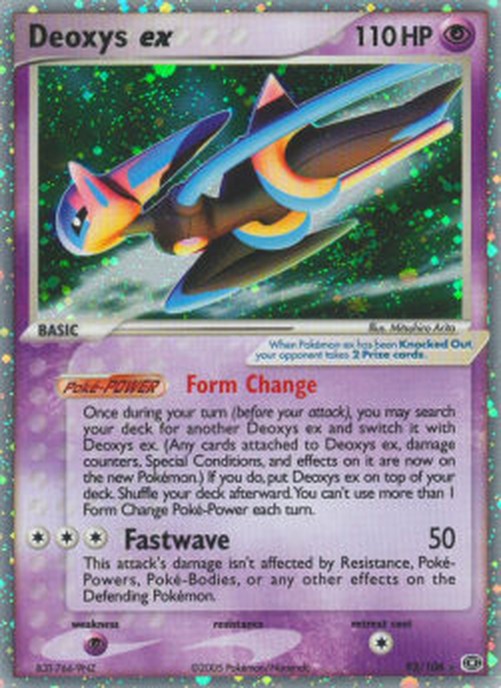 Pokemon Deoxys ex (EM 93)