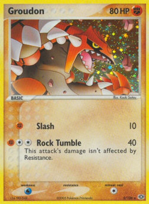 Pokemon Groudon (EM 5)