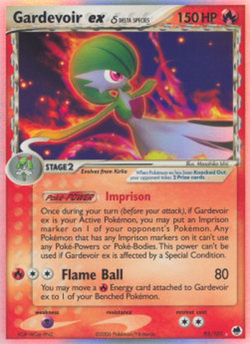 Pokemon Gardevoir ex δ Delta Species  (DF 93)