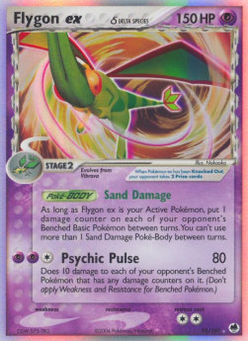Pokemon Flygon ex δ Delta Species (DF 92)