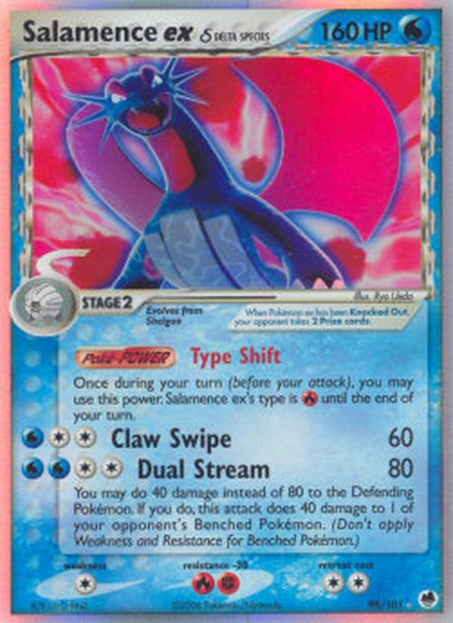 Pokemon Salamence ex δ Delta Species (DF 98)
