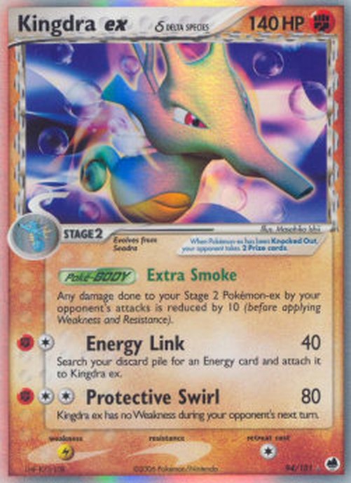 Pokemon Kingdra ex δ Delta Species  (DF 94)