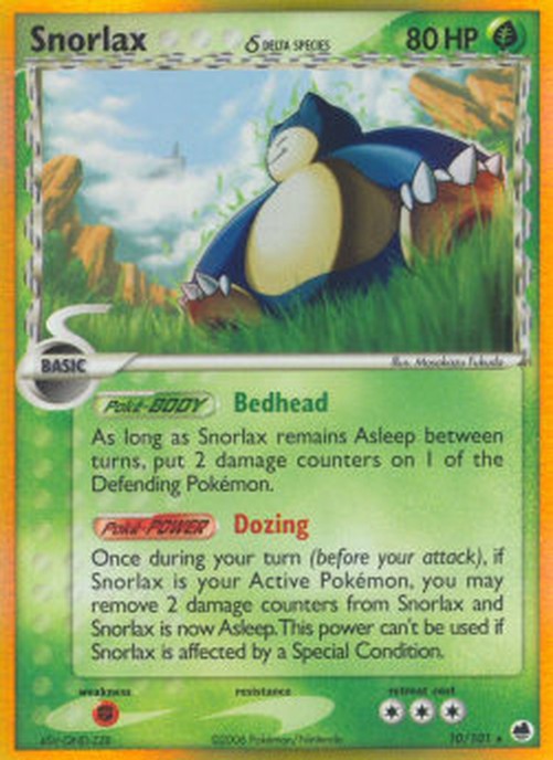 Pokemon Snorlax δ Delta Species (DF 10)