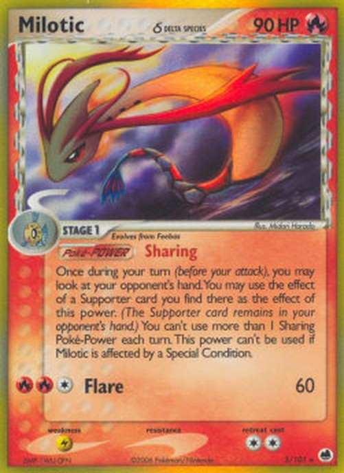 Pokemon Milotic δ Delta Species (DF 5)