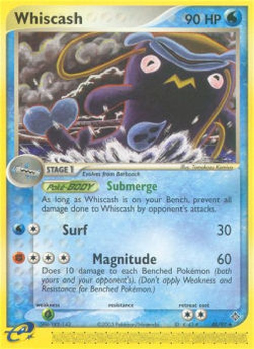 Pokemon Whiscash  (DR 48)