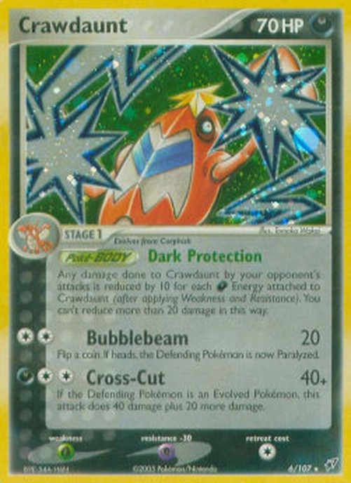Pokemon Crawdaunt (DX 6)
