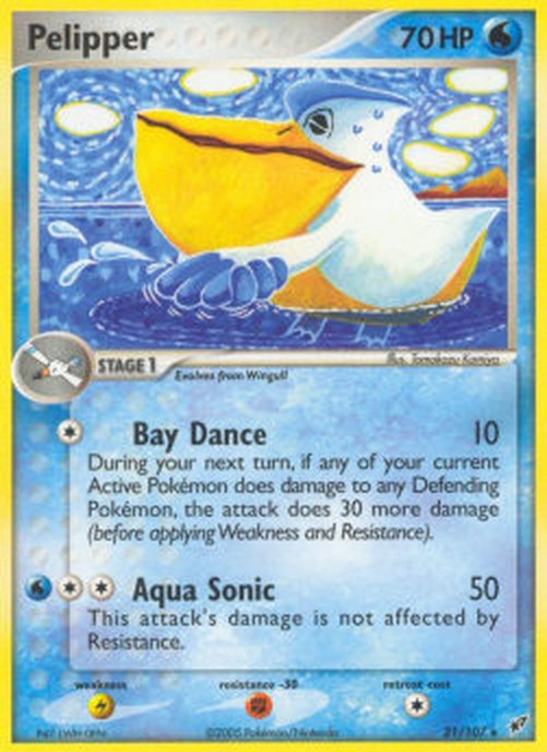 Pokemon Pelipper  (DX 21)