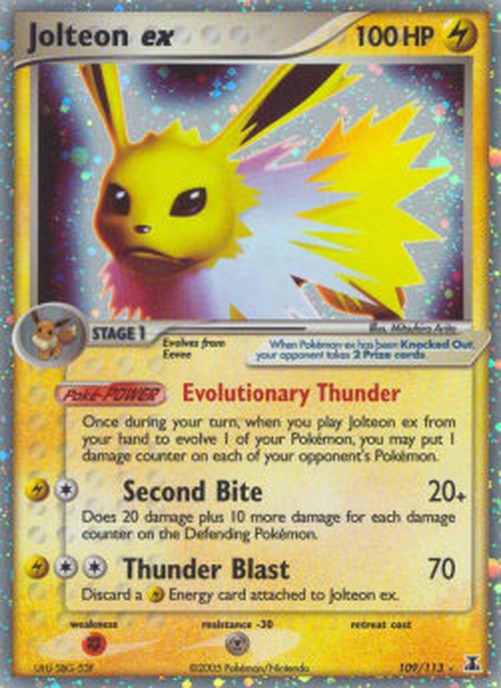 Pokemon Jolteon ex  (DS 109)
