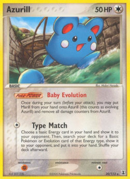 Pokemon Azurill  (DS 20)