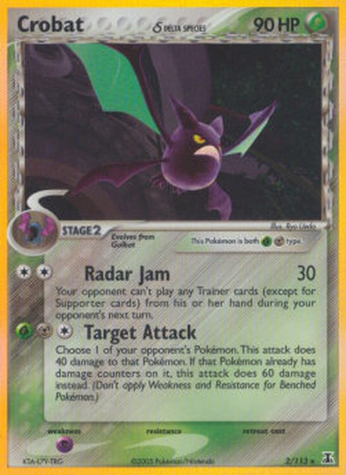 Pokemon Crobat δ Delta Species  (DS 2)