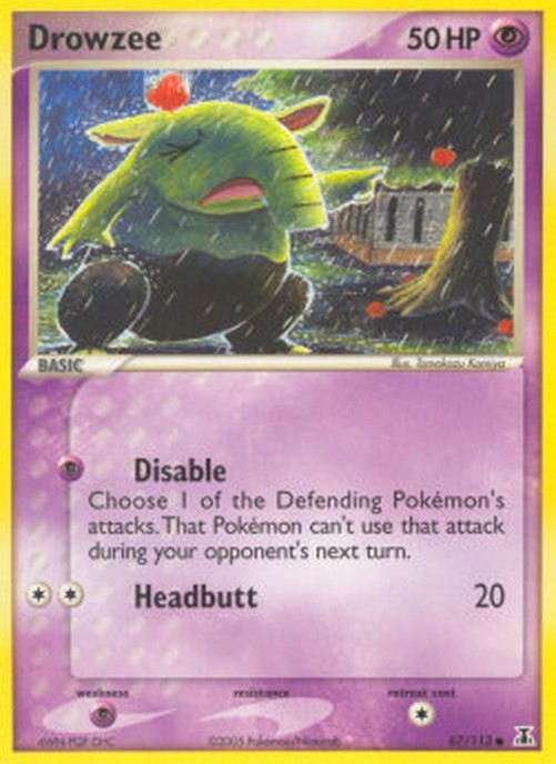 Pokemon Drowzee (DS 67)