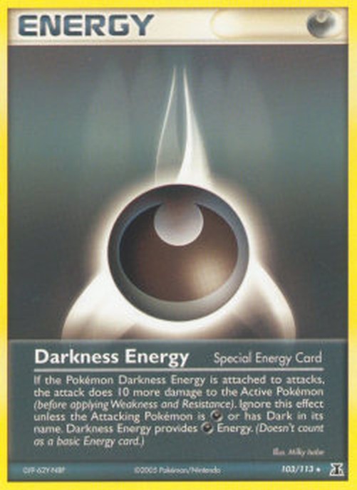 Pokemon Darkness Energy  (DS 103)