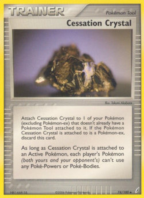 Pokemon Cessation Crystal (CG 74)