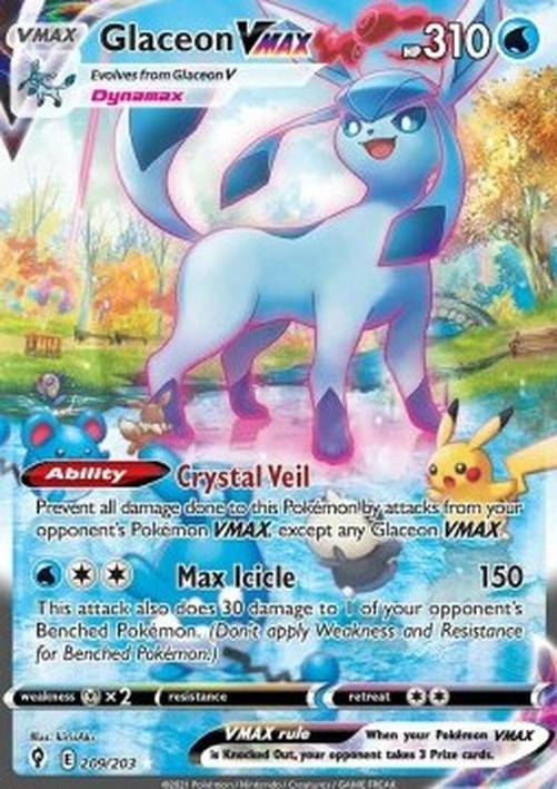 Pokemon Glaceon VMAX  (EVS 209)