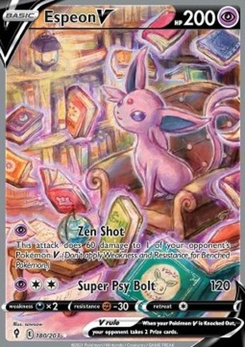 Pokemon Espeon V (EVS 180)