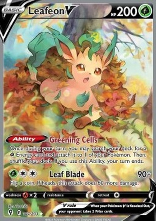 Pokemon Leafeon V (EVS 167)