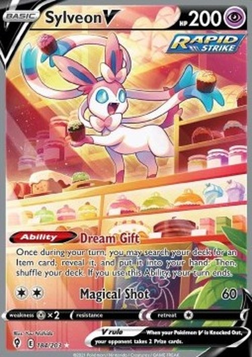 Pokemon Sylveon V (EVS 184)