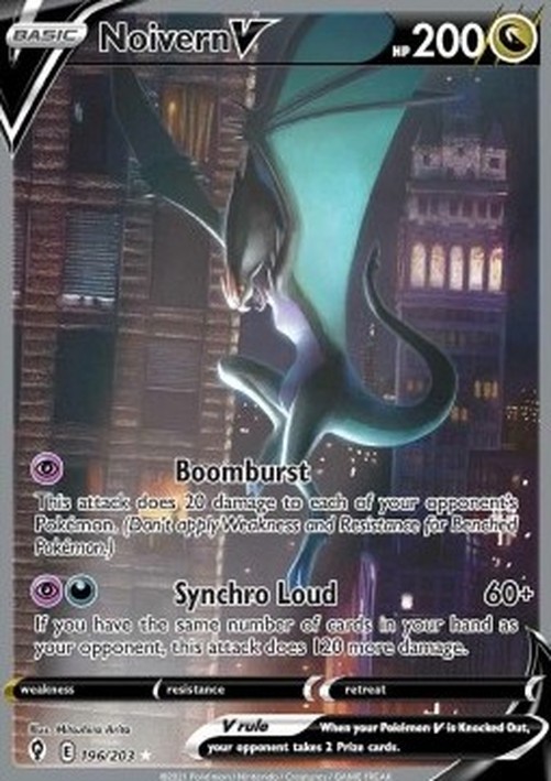 Pokemon Noivern V (EVS 196)