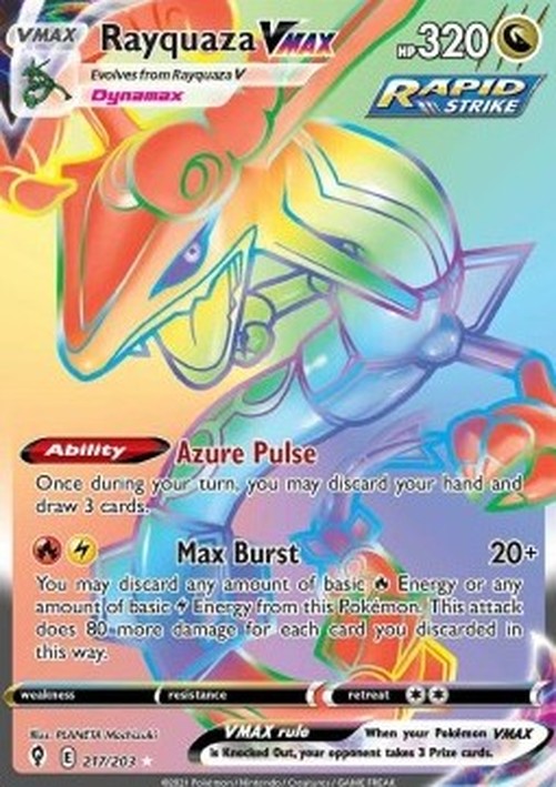 Pokemon Rayquaza VMAX (EVS 217)