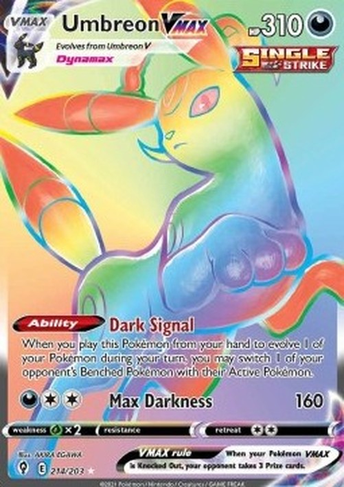 Pokemon Umbreon VMAX (EVS 214)
