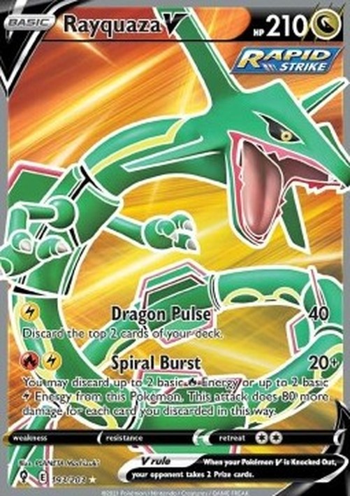 Pokemon Rayquaza V (EVS 193)