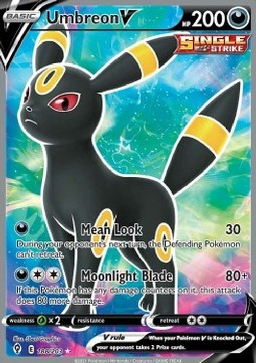 Pokemon Umbreon V (EVS 188)